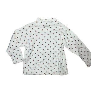 ☠️5/$20☠️ CHEROKEE | VINTAGE GIRLS FLORAL LONG SLEEVE TURTLENECK 2T